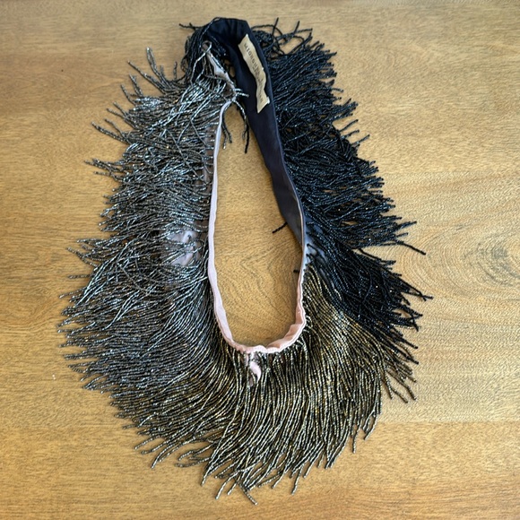 Mignonne Gavigan Le Marcel Beaded Necklace in black, gold and silver - Picture 2 of 5